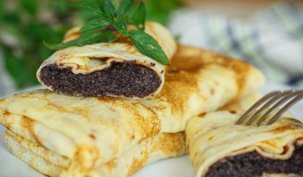 Украински палачинки с орехи и мак