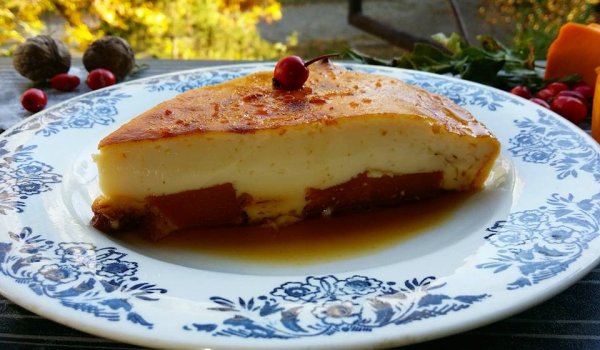 Уникален крем карамел с тиква