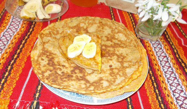 Уникални палачинки с лимец и банан