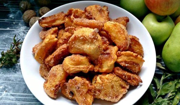 Уникални панирани ябълки