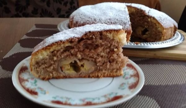 Уникално вкусен шарен кекс с банани