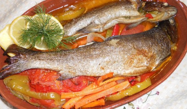 Уникално вкусна пъстърва в плик за печене