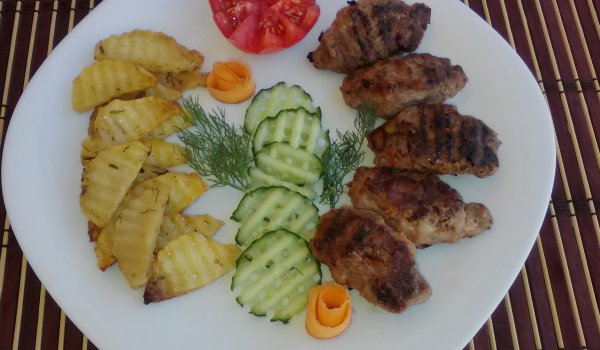 Ущипци със сланина и кашкавал