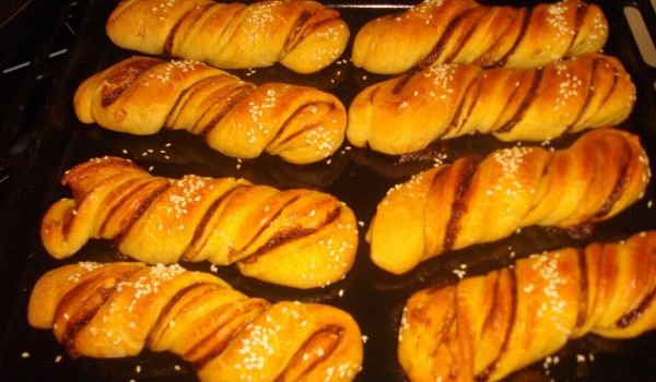 Усуканици с шоколад
