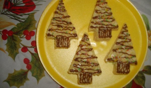 Вафлени елхички