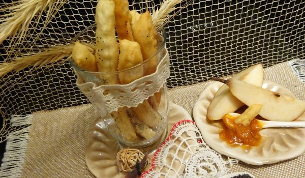 Ванилови сладки бухти с мак