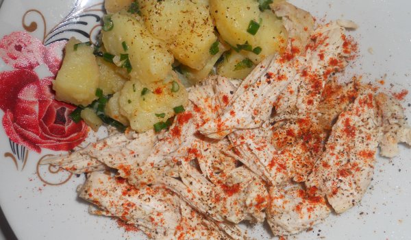 Варени пилешки гърди за трениращи