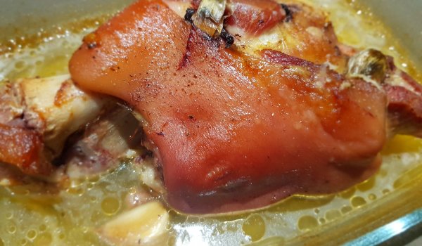 Варено-печен джолан с медена коричка