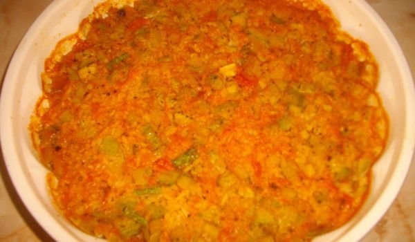Вегетарианска мусака с моркови и тиквичка