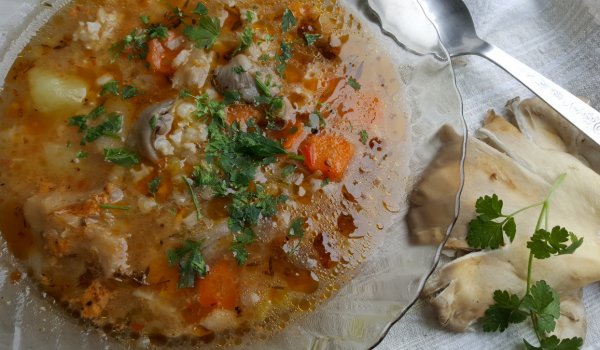 Вегетарианска Супа с гъби Кладница