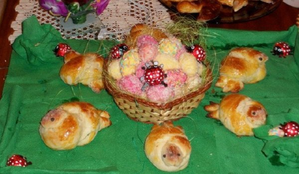 Великденски пиленца и Великденски яйчица