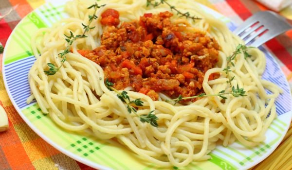 Венец от спагети