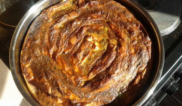 Вита баница със заливка