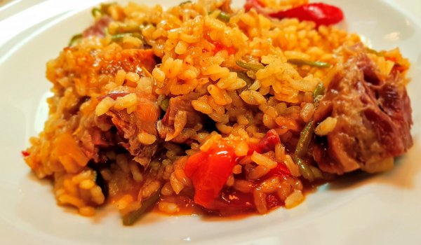 Вкусен ориз с патешко месо