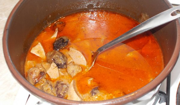 Вкусна дробена манджа