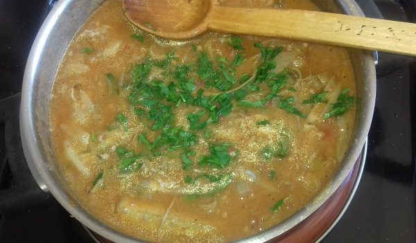 Вкусна яхния от бамя