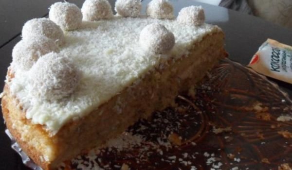 Вкусна кокосова торта