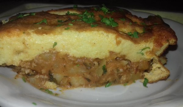 Вкусна мусака с пухкава заливка