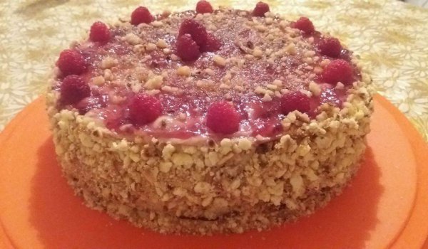 Вкусна торта на тиган