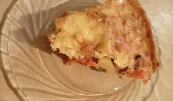 Вкусна запеканка с пилешко