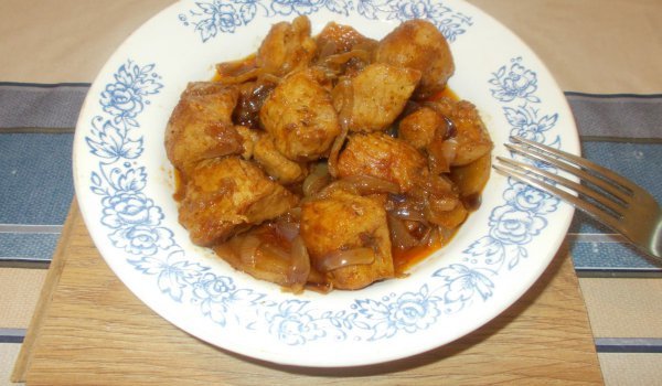 Вкусни хапки от свинско месо в плик за печене
