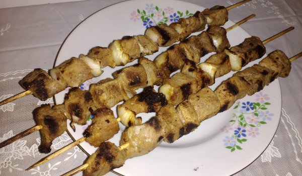 Вкусни мариновани шишчета
