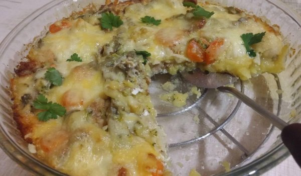Вкусотия със зеленчуци и свинско