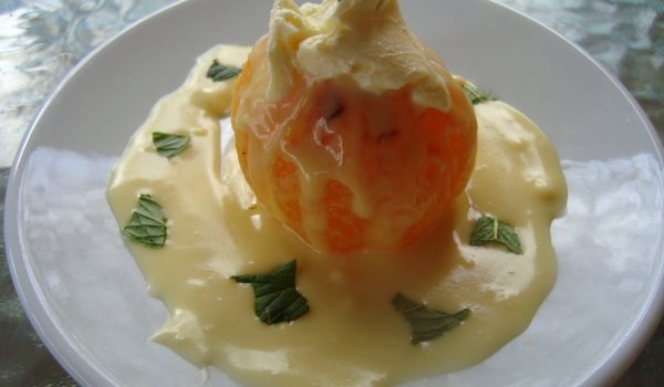 Запечени Мандарини с Маскарпоне