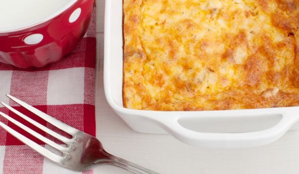 Запечено картофено пюре с кашкавал