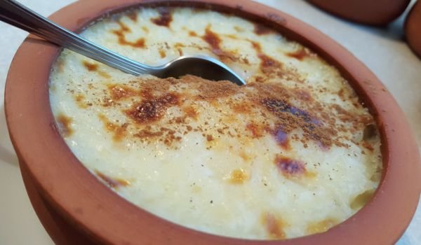 Запечено мляко с ориз