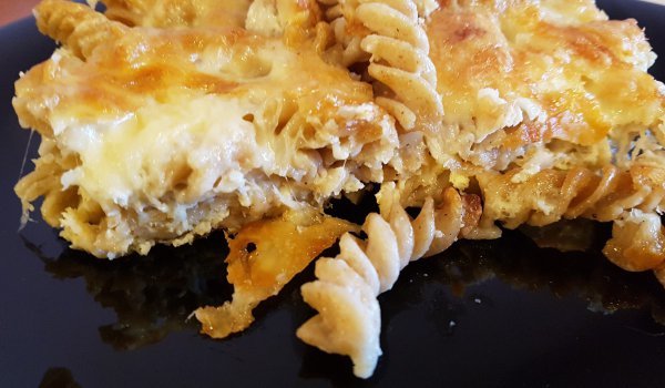 Запеканка фусили с пиле