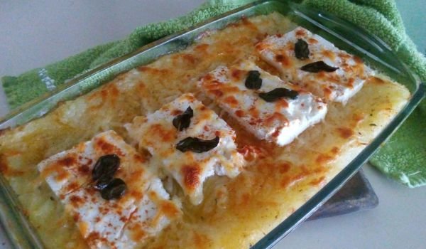 Запеканка от ароматно картофено пюре