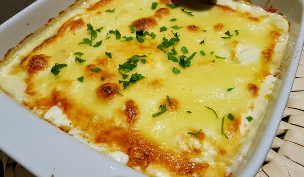Запеканка от чушки и половинки яйца