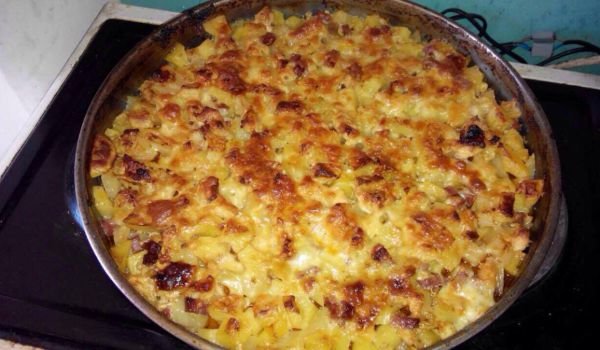 Запеканка с 3 вида месо