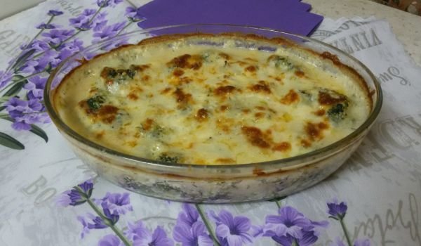 Запеканка с броколи