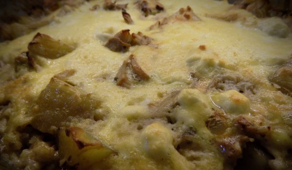 Запеканка с яйчена заливка