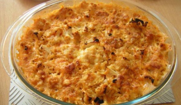 Запеканка с карфиол и просо