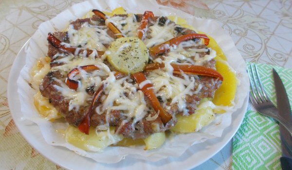 Запеканка с картофи и кайма