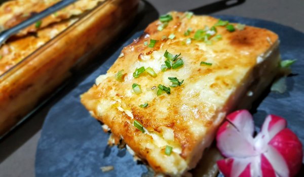 Запеканка с картофи и патладжан