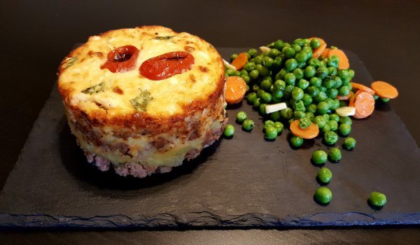 Запеканка с кашкавалена заливка