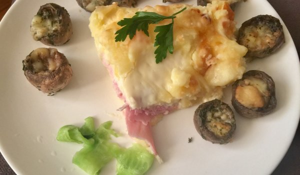 Запеканка с много сирене