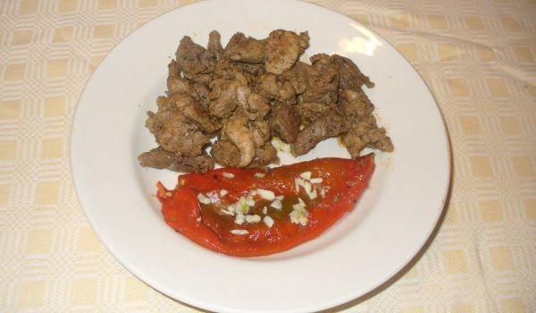 Запържено свинско с подправки