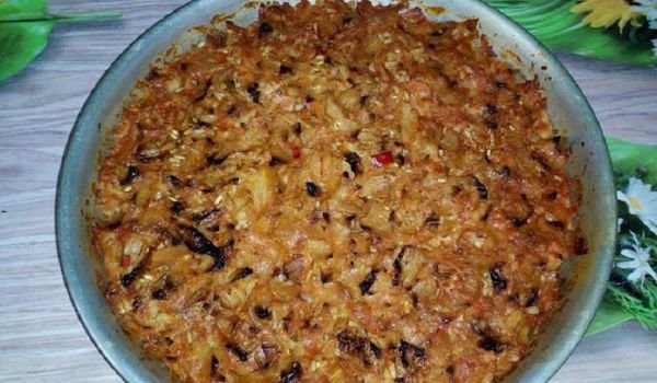 Зеле с ориз на фурна