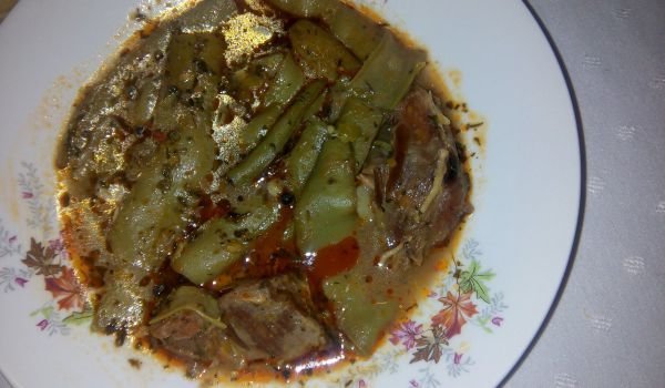 Зелен боб с месо