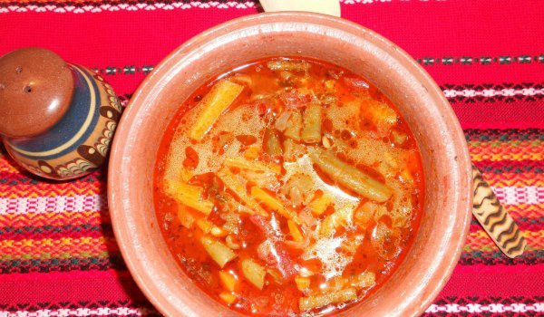 Зелен боб с моркови