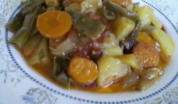 Зелен фасул на фурна