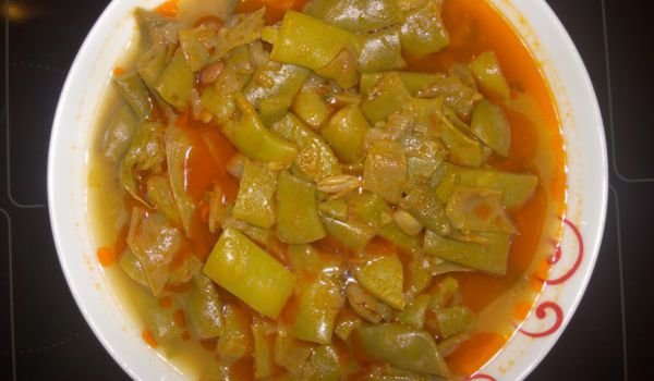 Зелен фасул с масло