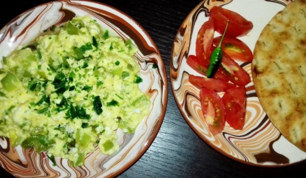 Зелена Пърженица със сирене