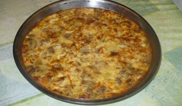 Зеленчукова запеканка с варени яйца