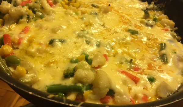 Зеленчуково рагу със зелен фасул